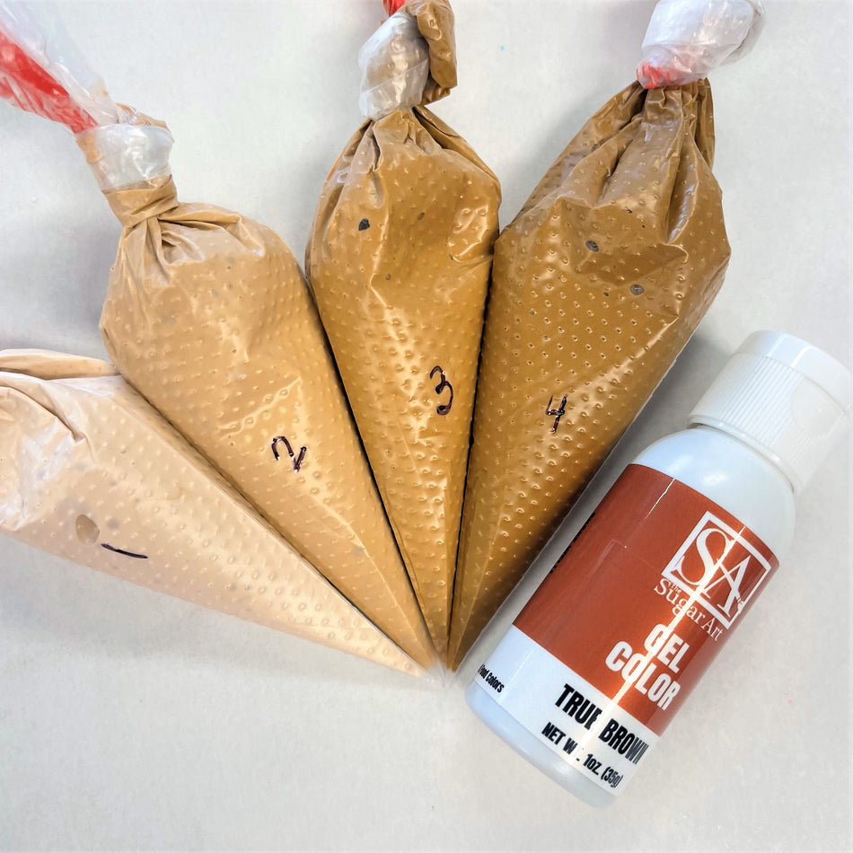 True Brown The Sugar Art Gel Color