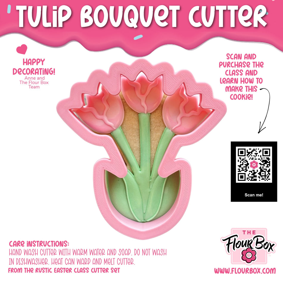 Tulip Bouquet Cookie Cutter