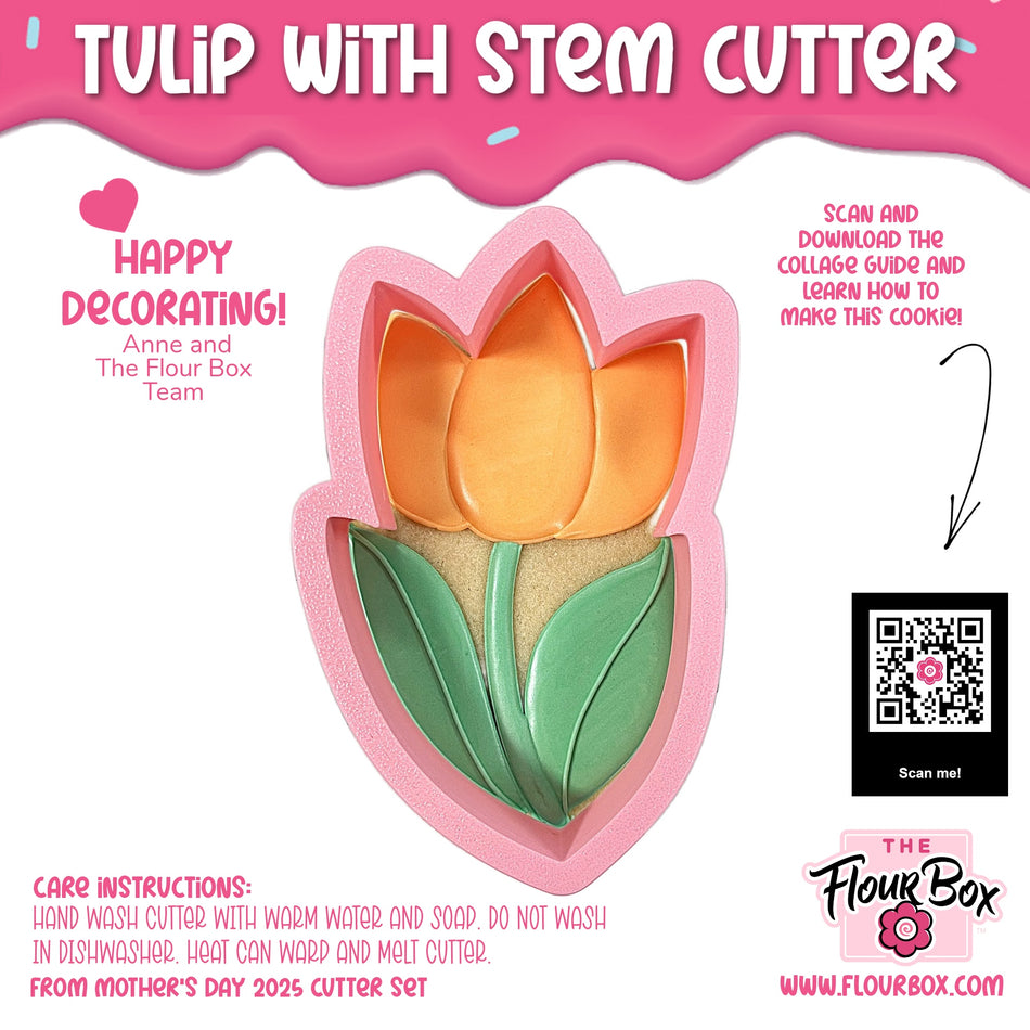 Tulip with Stem Cookie Cutter