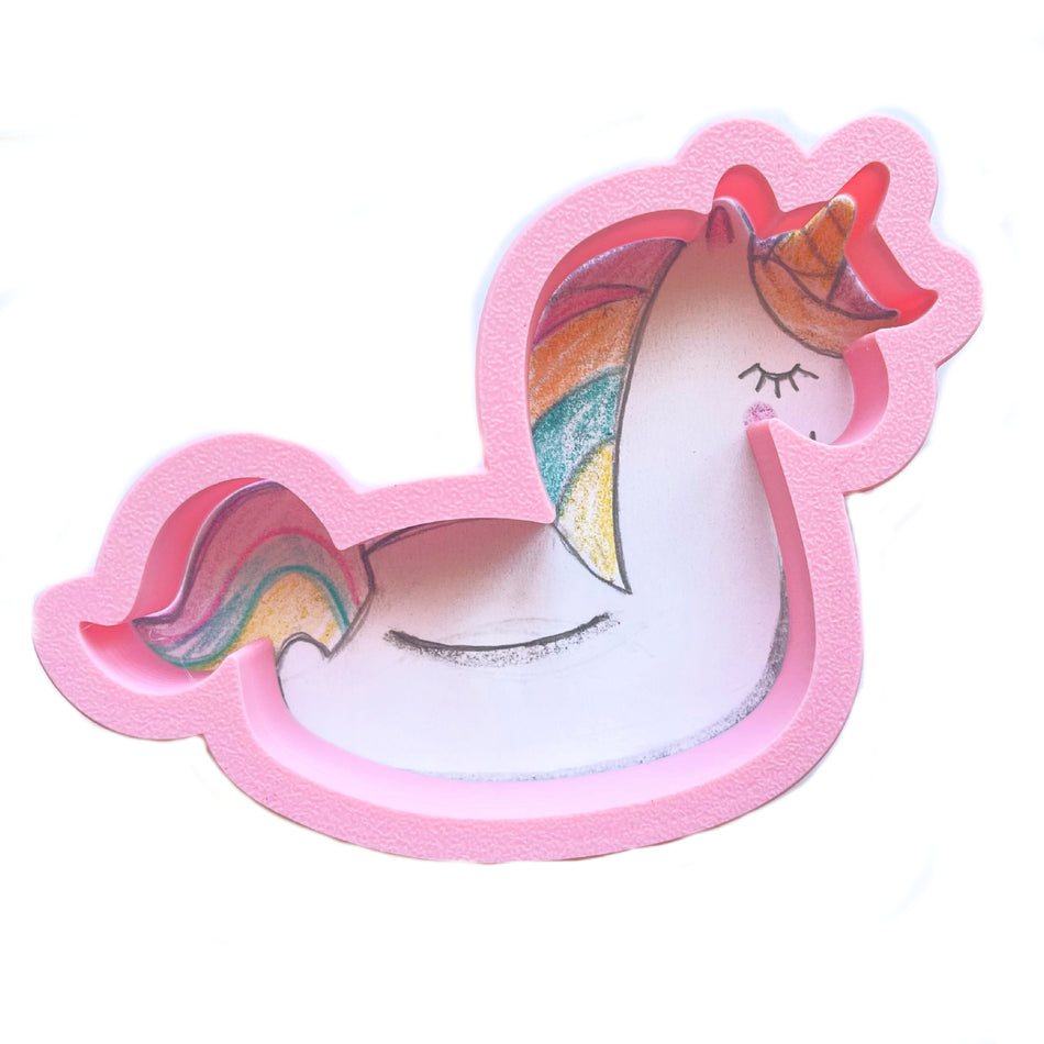Unicorn Pool Float Cookie Cutter