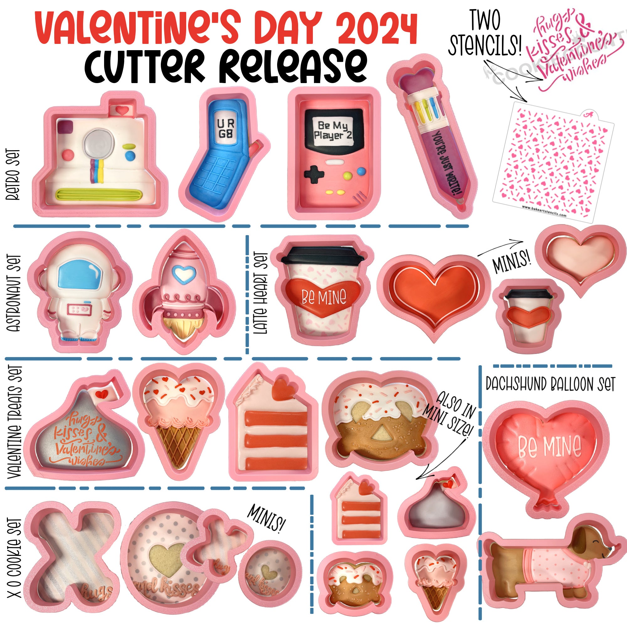 Heart Cherry Clay Cutter / Valentine's Day 2024