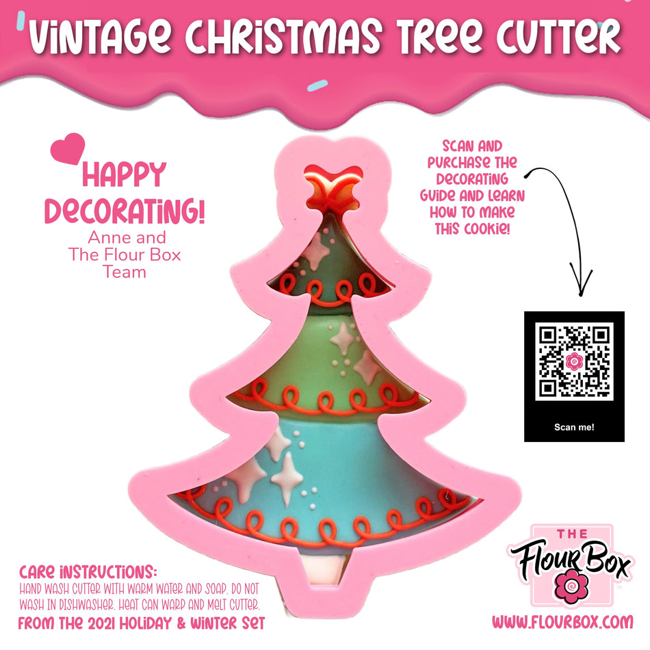 Vintage Christmas Tree Cookie Cutter
