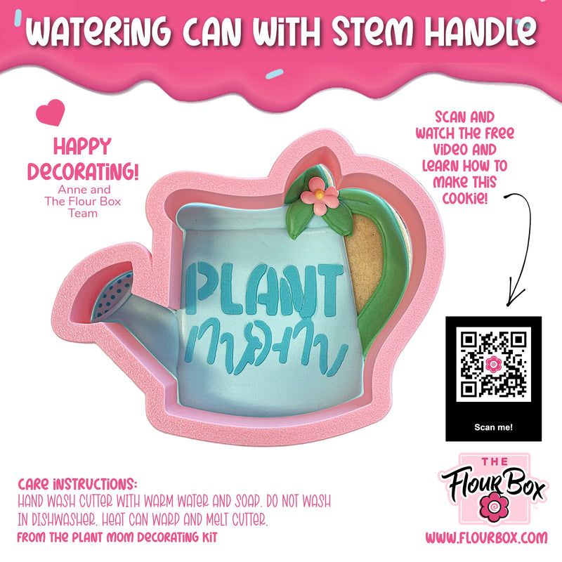 Watering Can with Stem Handle Cookie Cutter