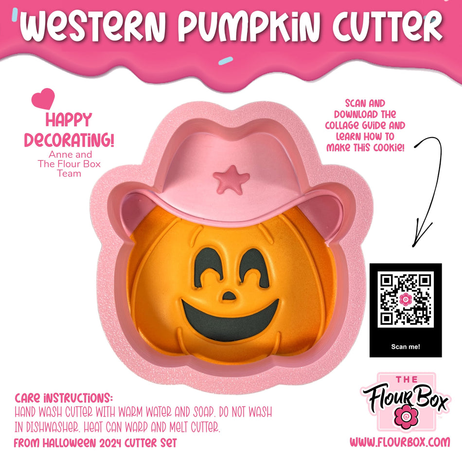 Western Pumpkin Cookie Cutter