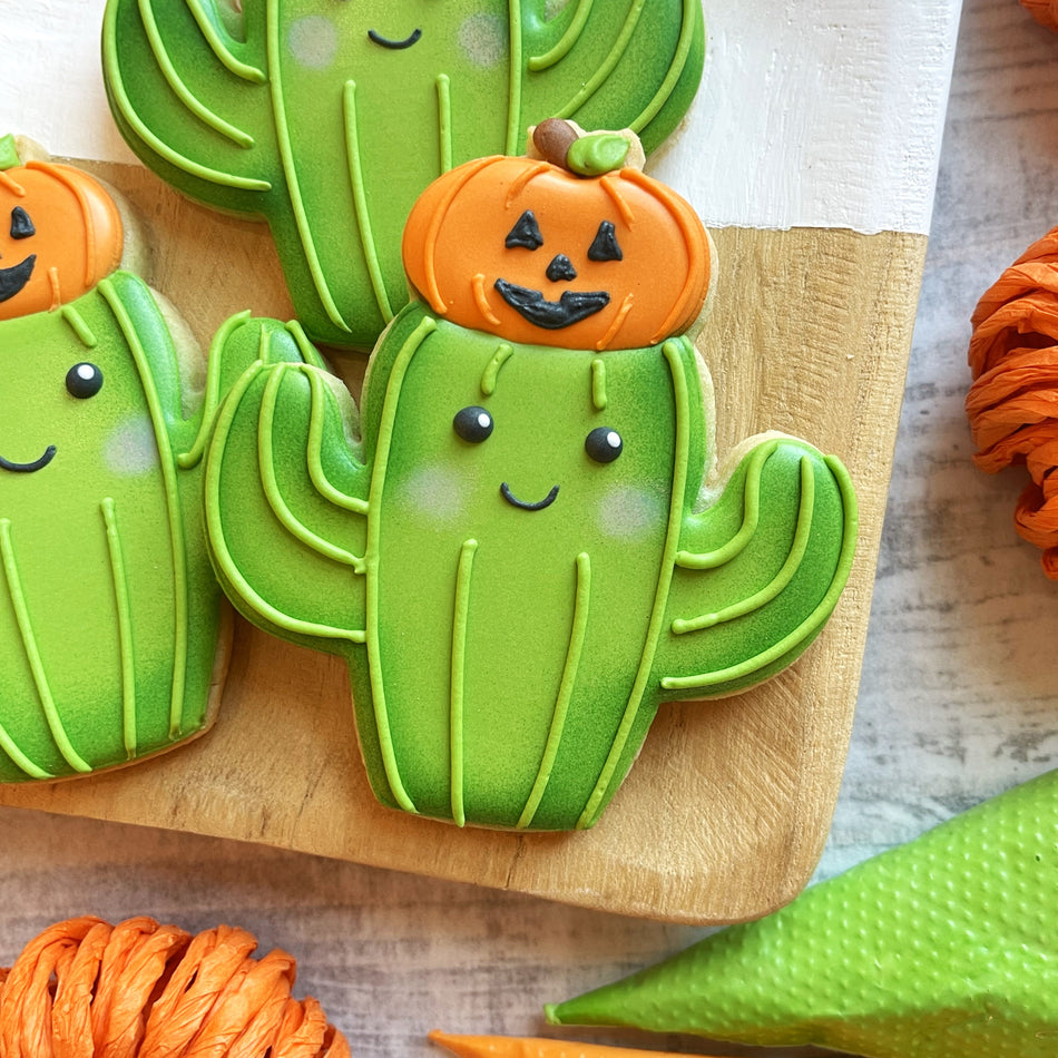 Western Halloween Cookie Cutter Bundle with Stencil