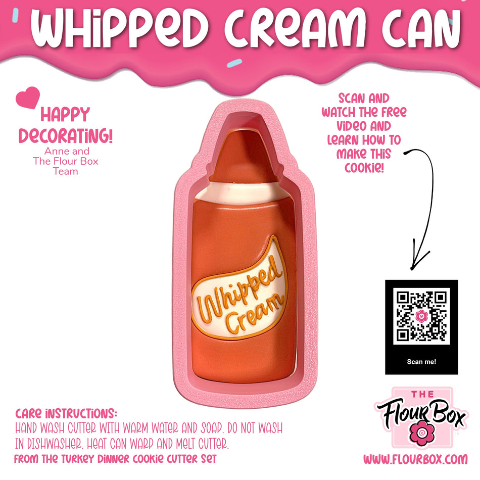 Whipped Cream Can Cookie Cutter