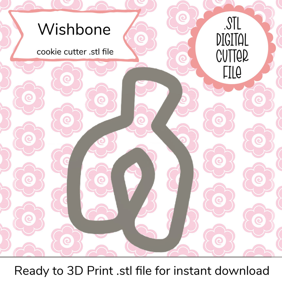 Wishbone Cutter STL File (digital file)