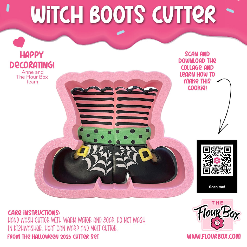 Witch Boots Cookie Cutter