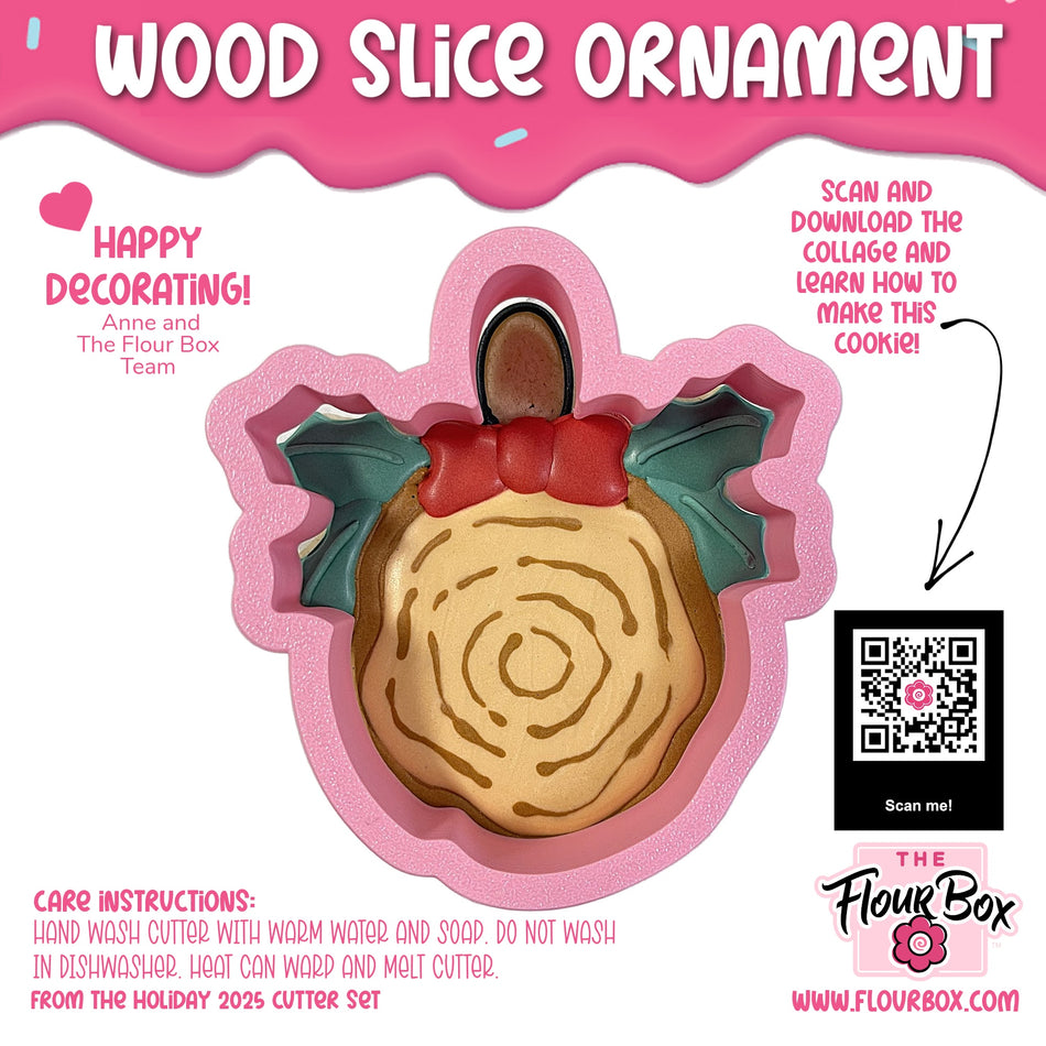 Wood Slice Ornament Cookie Cutter