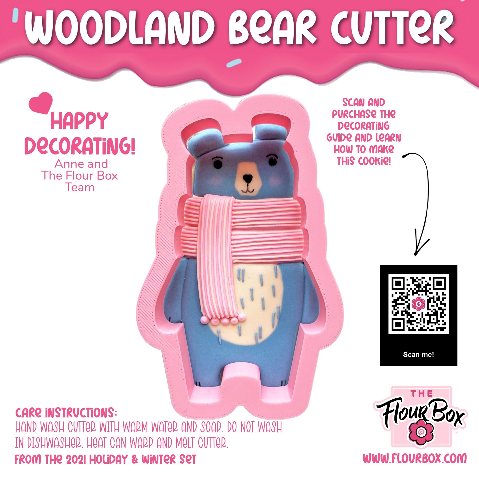 Woodland Bear Cookie Cutter – The Flour Box