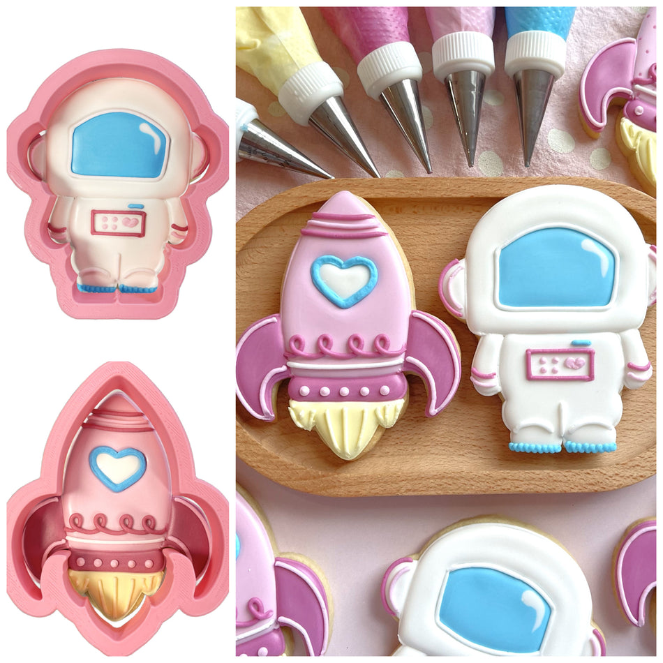 Astronaut Cookie Cutter BUNDLE