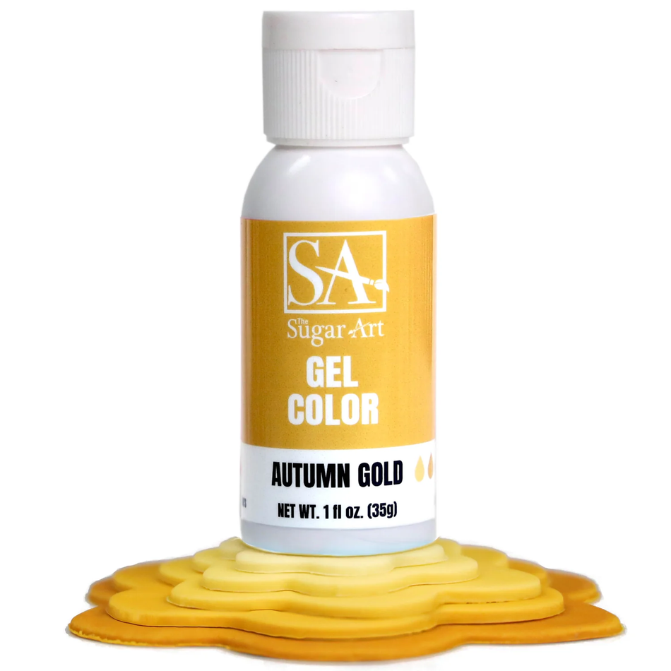 Autumn Gold The Sugar Art Gel Color
