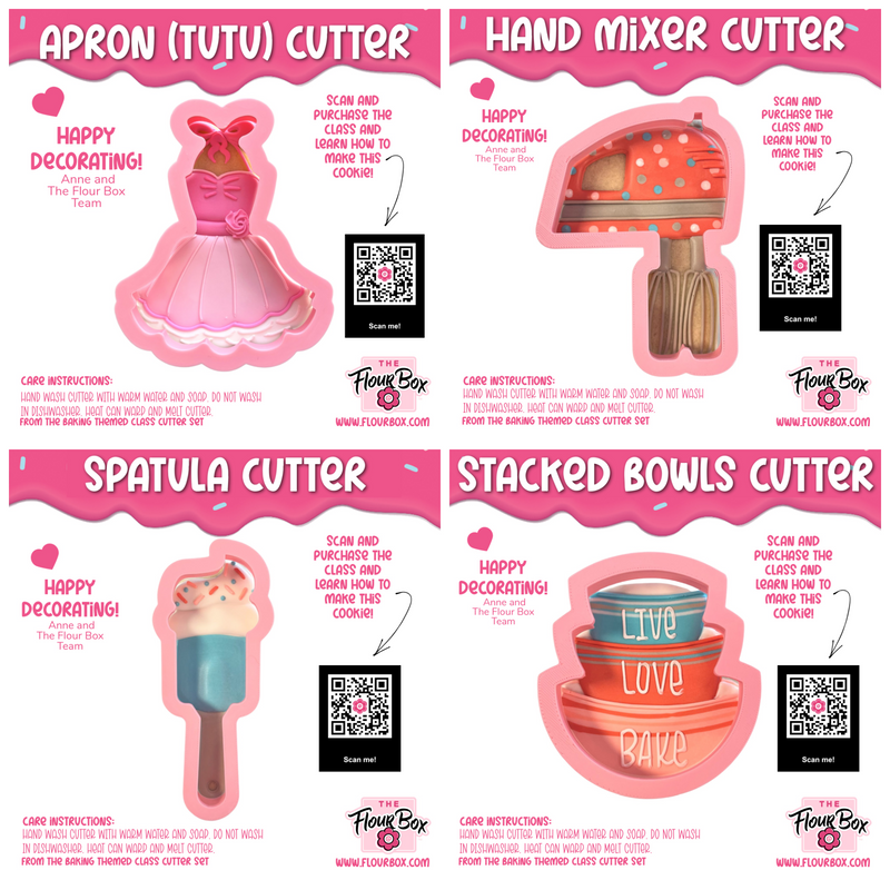 Baking Themed Cookie Cutter Bundle