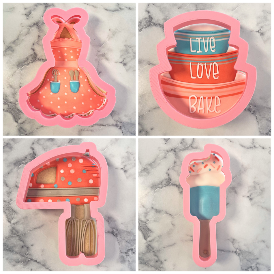 Baking Themed Cookie Cutter Bundle