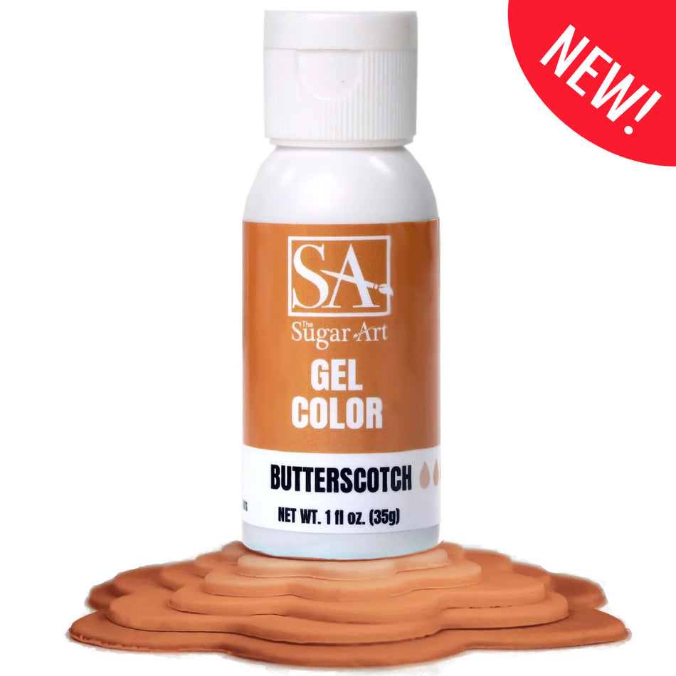 Butterscotch The Sugar Art Gel Color