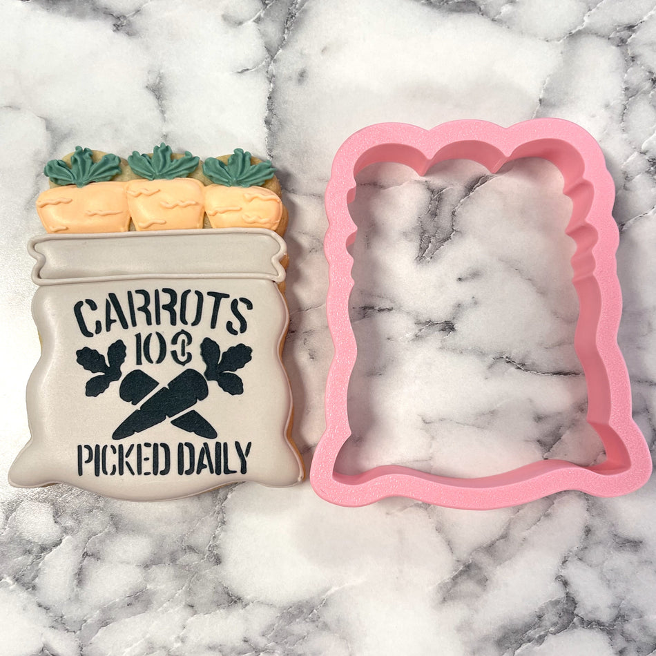 Carrot Bag Cookie Cutter