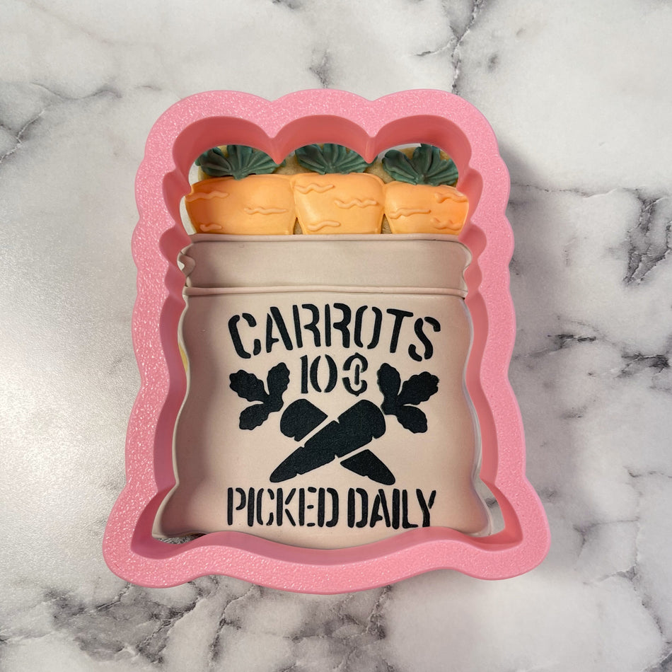 Carrot Bag Cookie Cutter