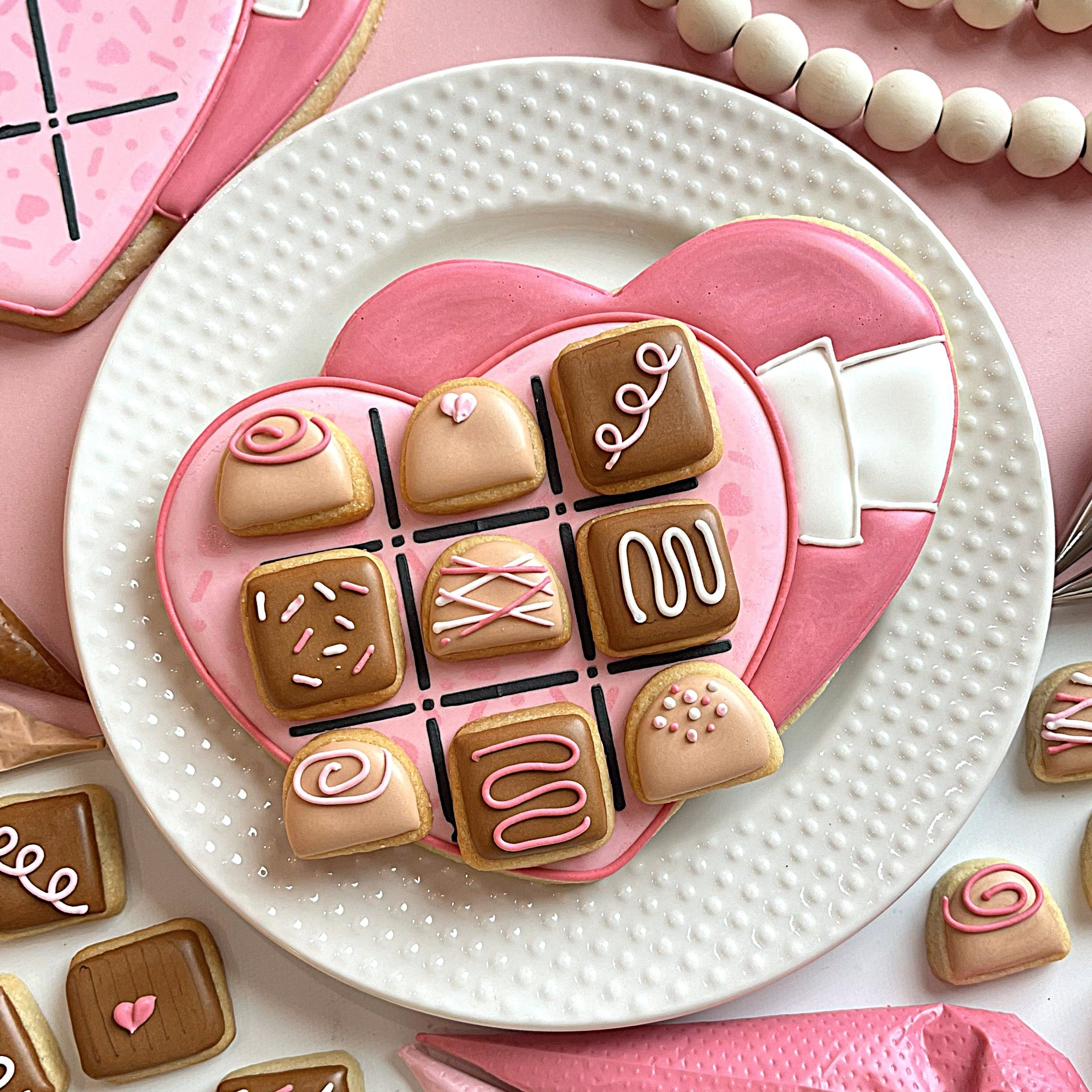 Chocolate Box Tic Tac Toe Cookie Cutter Set – The Flour Box