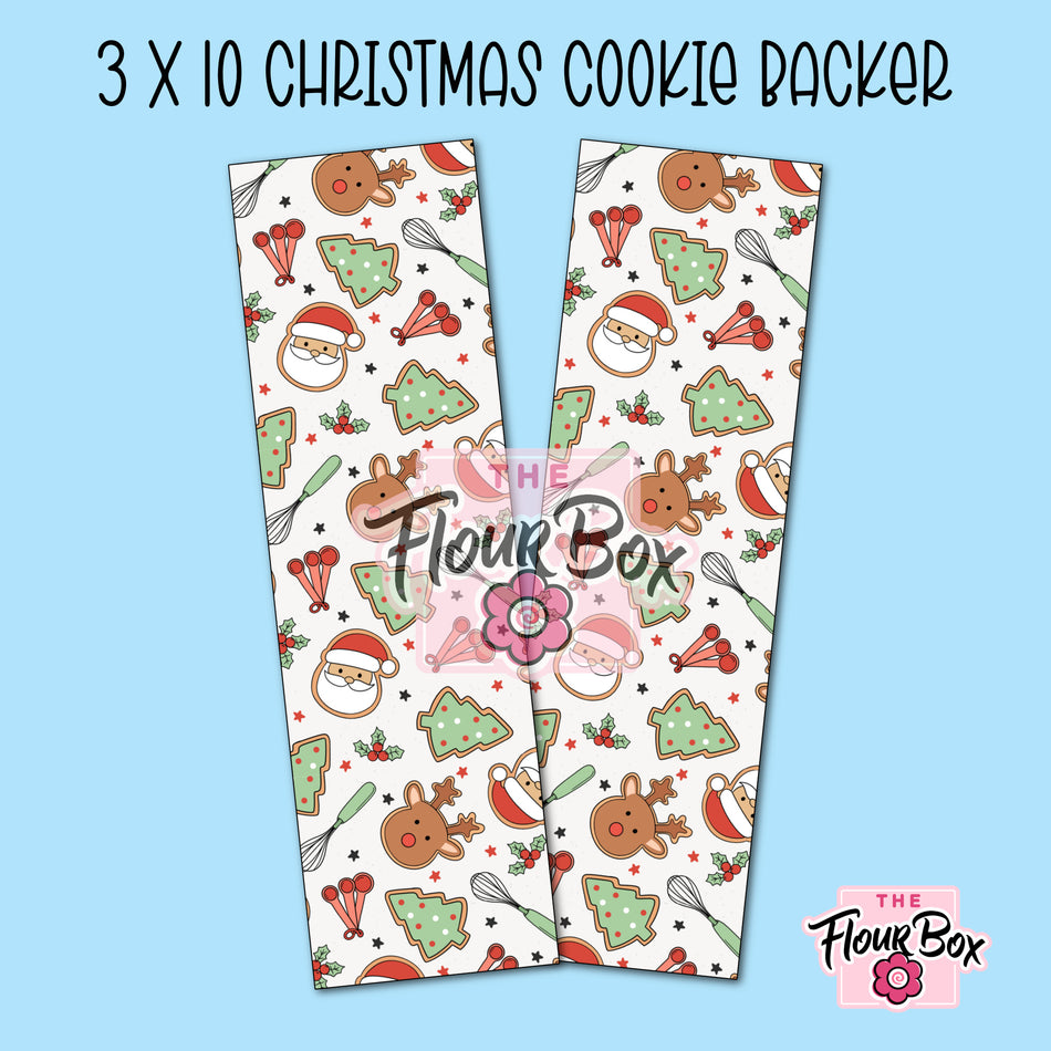 Christmas Cookie BOX Backer - 3