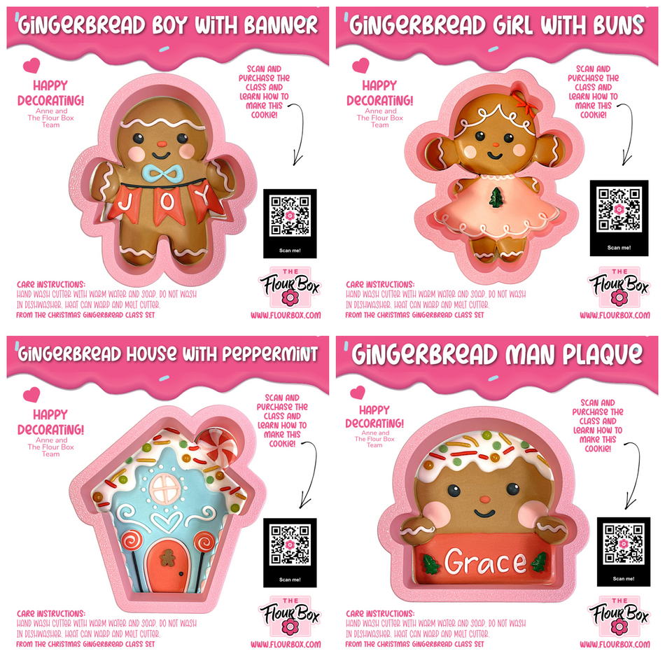 Christmas Gingerbread Cookie Cutter Bundle