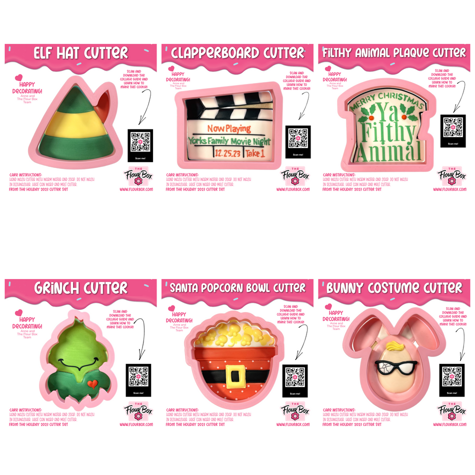 Christmas Movie Cookie Cutter with Stencil BUNDLE