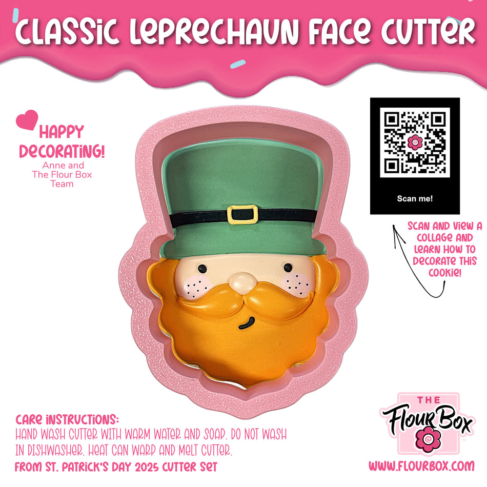 Classic Leprechaun Face Cookie Cutter