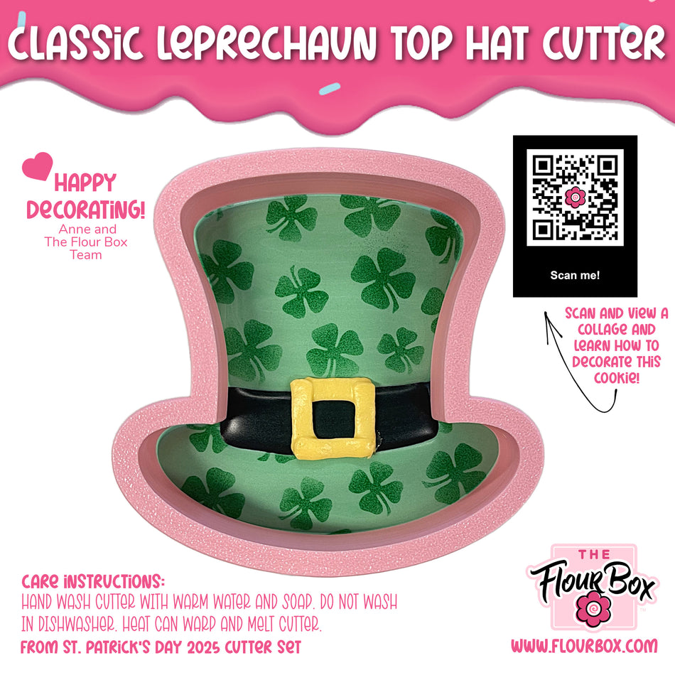 Classic Leprechaun Top Hat Cookie Cutter