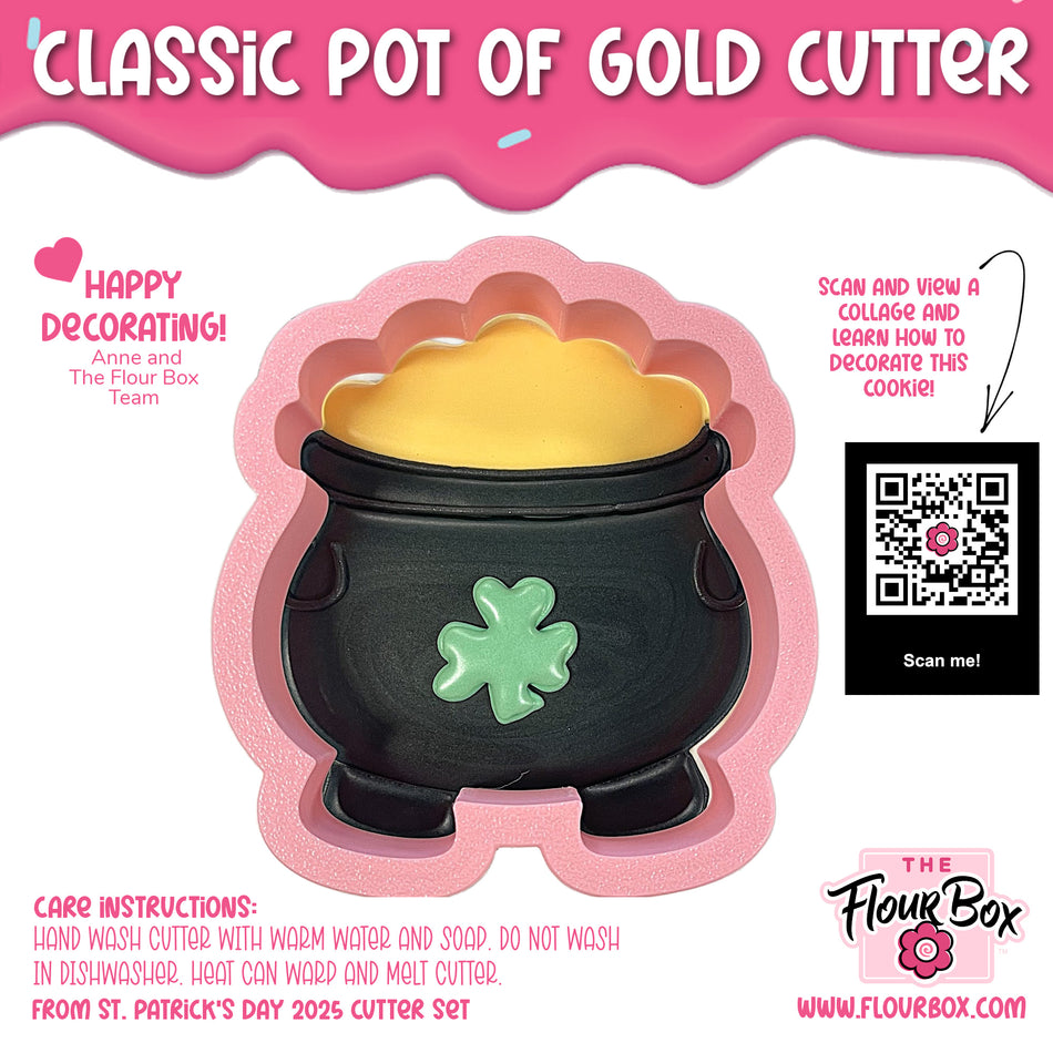 Classic Pot of Gold Cookie Cutter