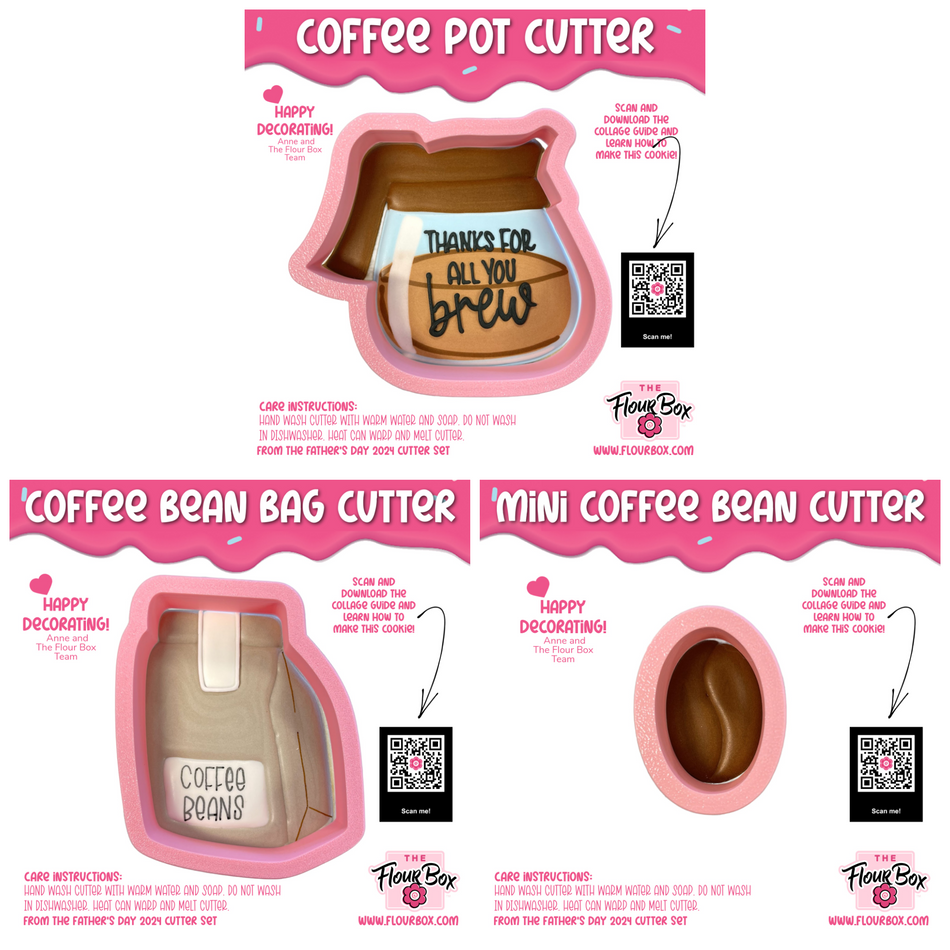 Coffee Brew Cookie Cutter Bundle