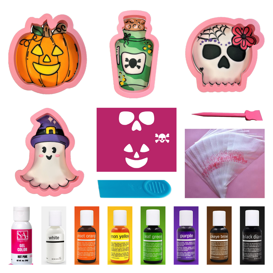 Comic Halloween Cookie Decorating Kit