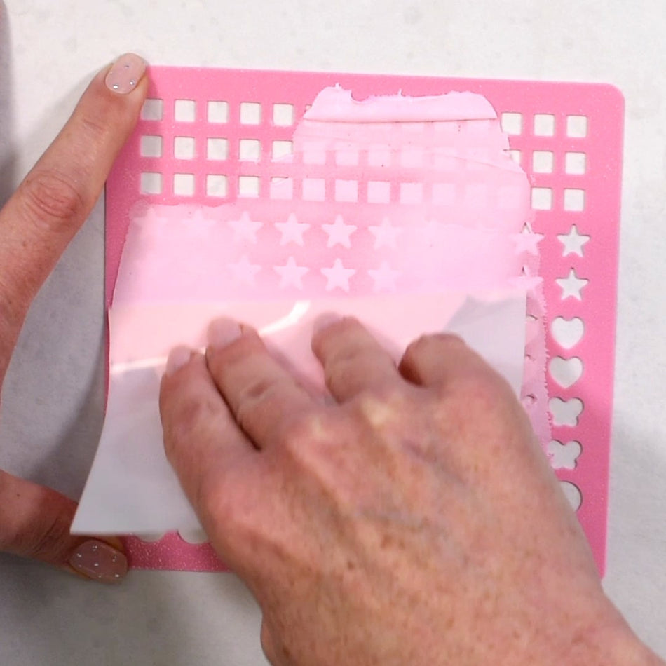 Confetti Sprinkle Stencil Flour Box Club