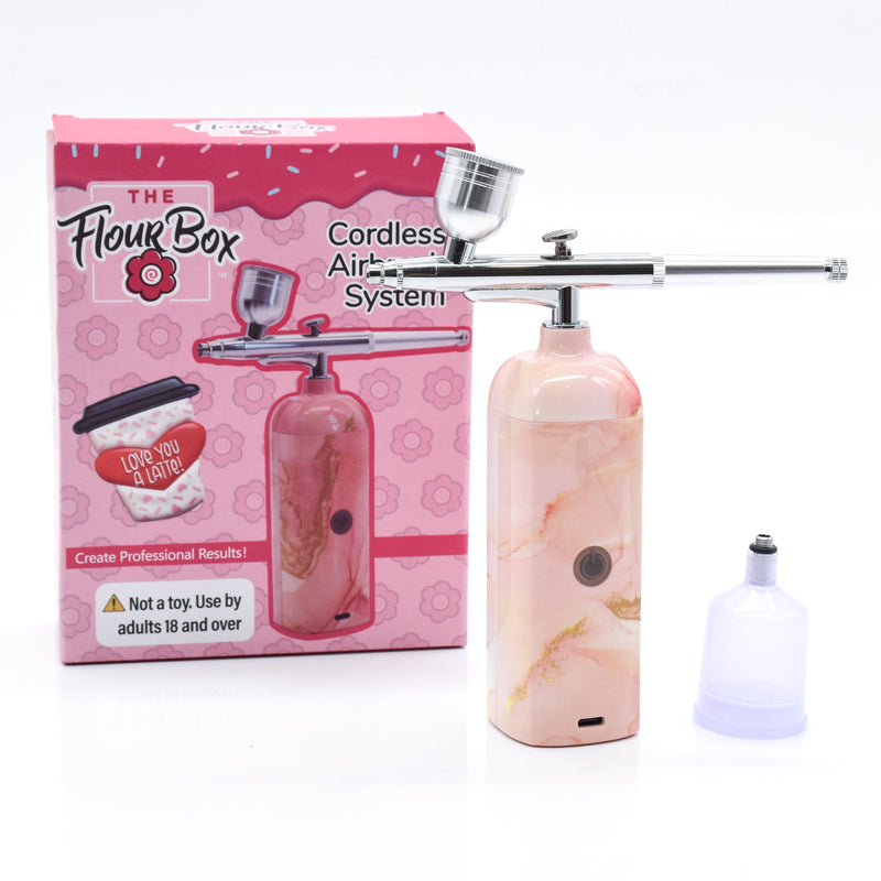 3-Speed Cordless Flour Box Airbrush System