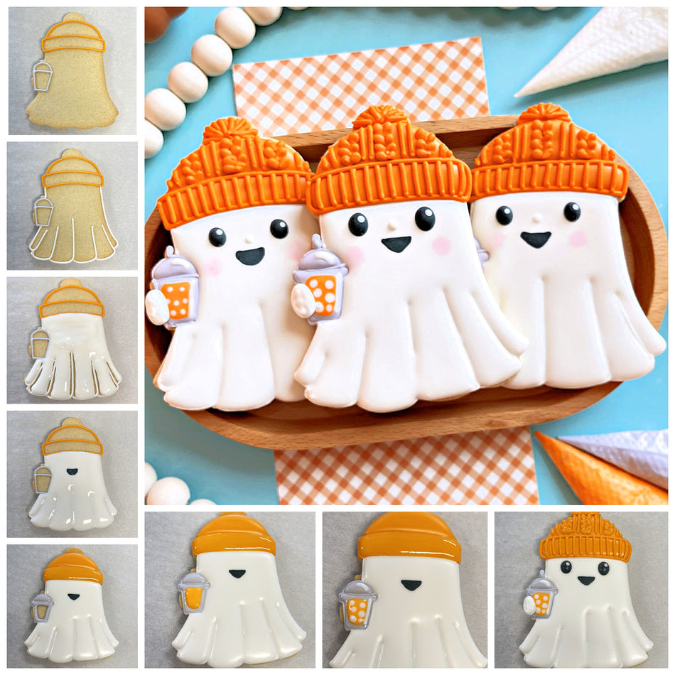 Cozy Ghost Cookie Cutter