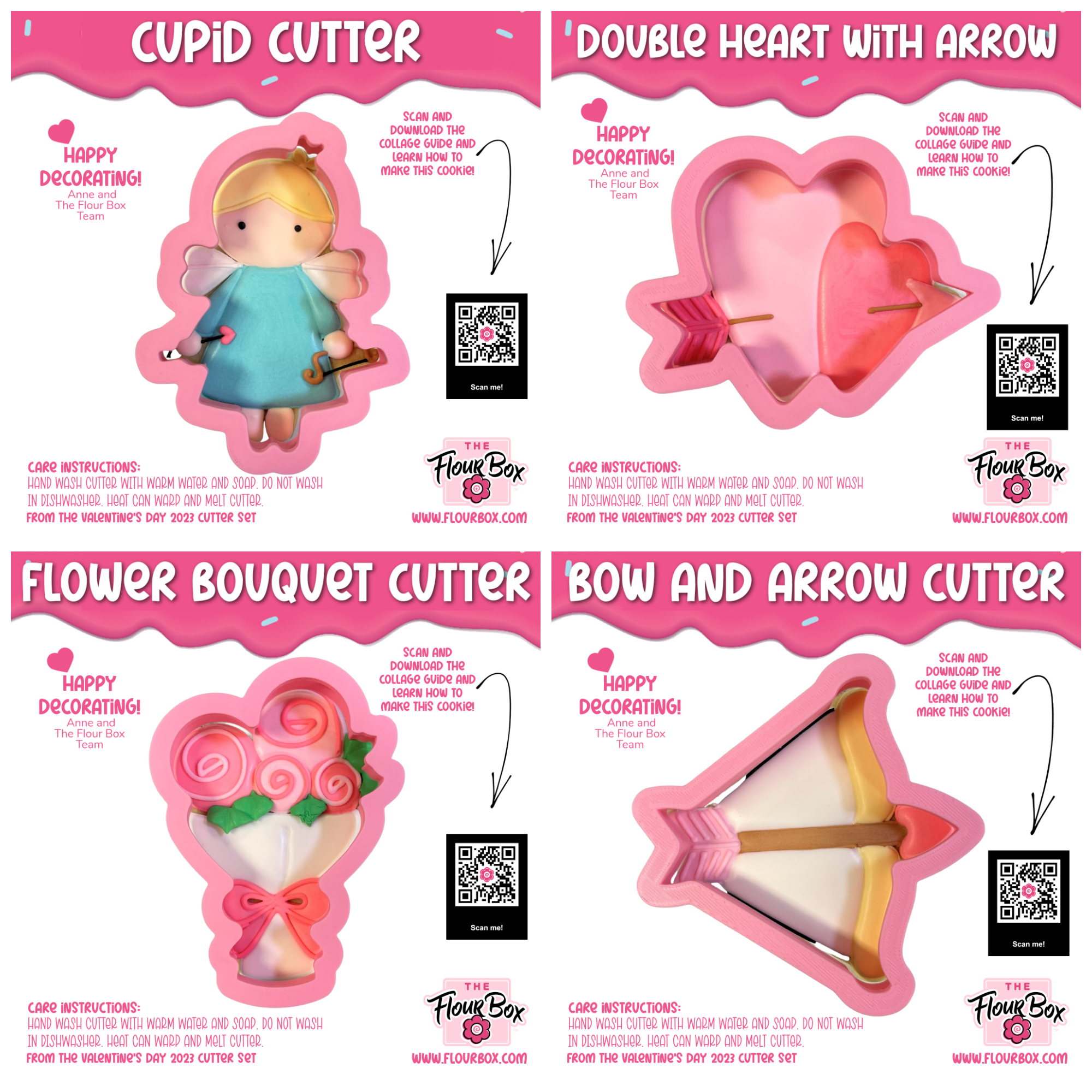 Cupid Love Cookie Cutter BUNDLE (Regular Size)