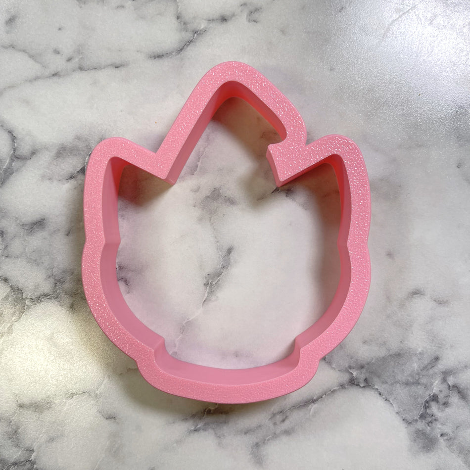 Cute Chubby Cat Witch Cookie Cutter