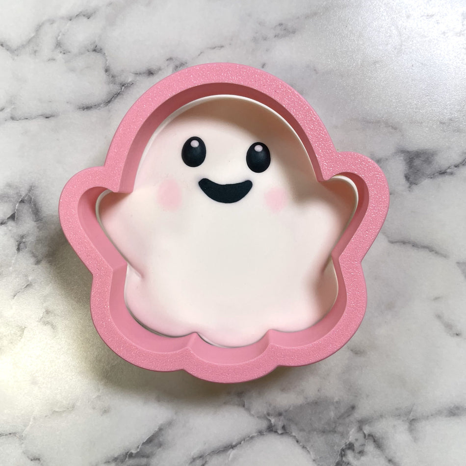 Cute Chubby Ghost Cookie Cutter
