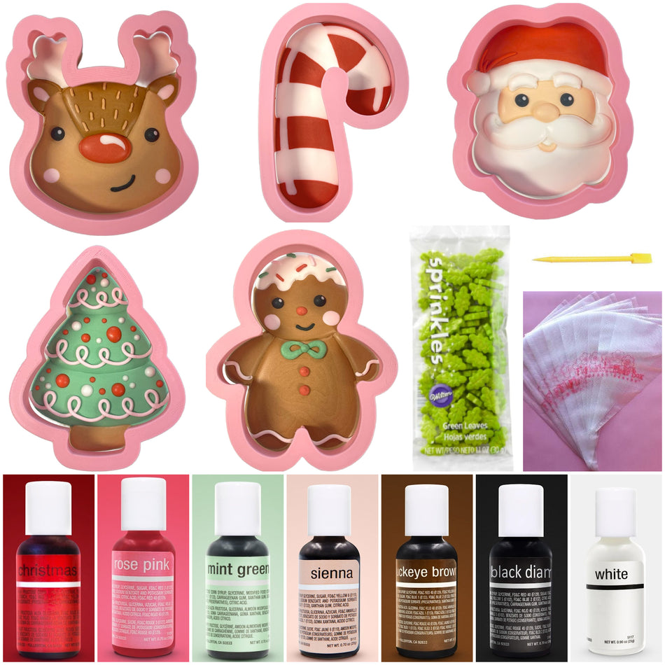 Cute Christmas Online Decorating Class RECORDING with Optional Kit
