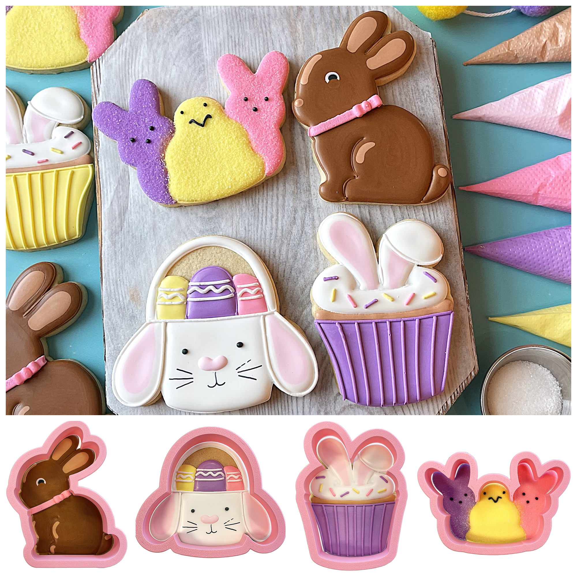 Easter Sweets Cookie Cutter Bundle (Save 50%)