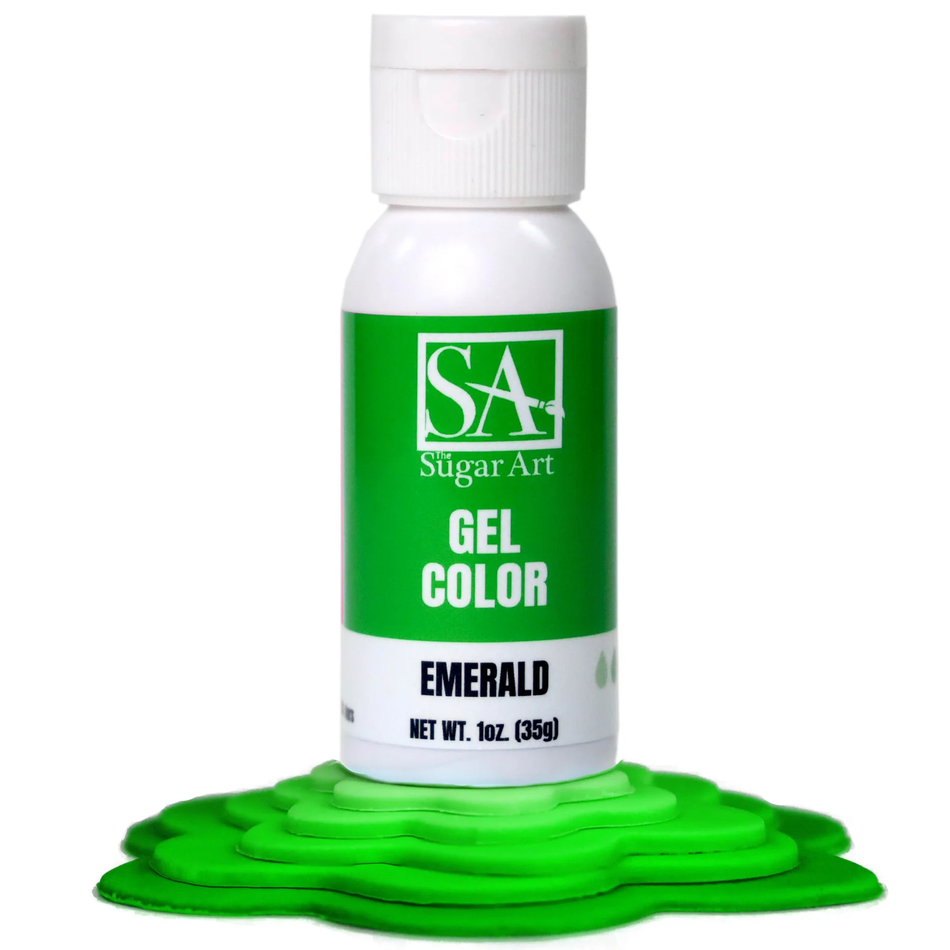 Emerald The Sugar Art Gel Color