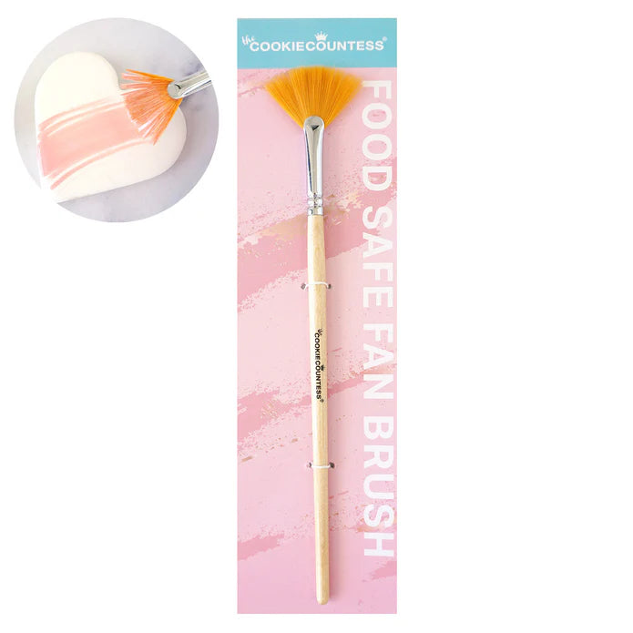 Fan Brush Cookie Countess Brush