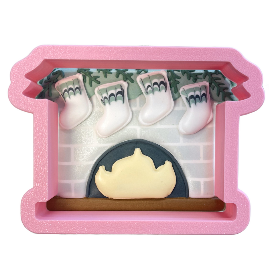 Fireplace Flour Box Club Cookie Cutter