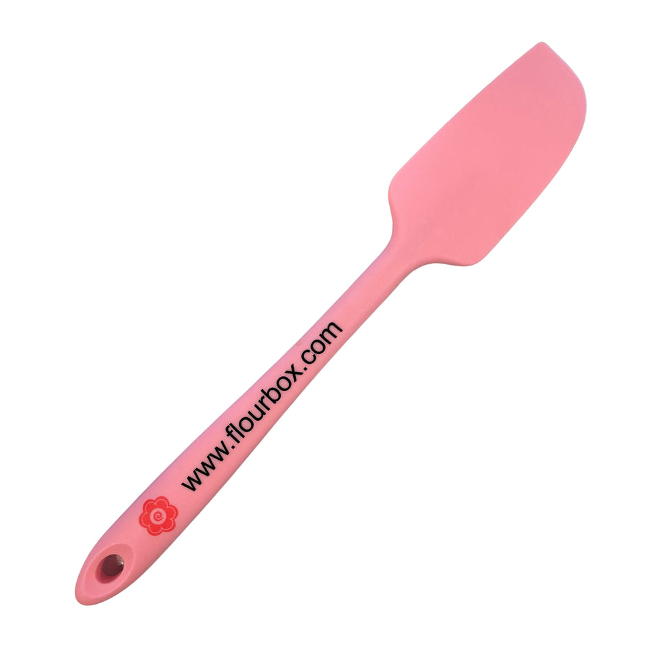 Pink Flour Box Silicone Spatula