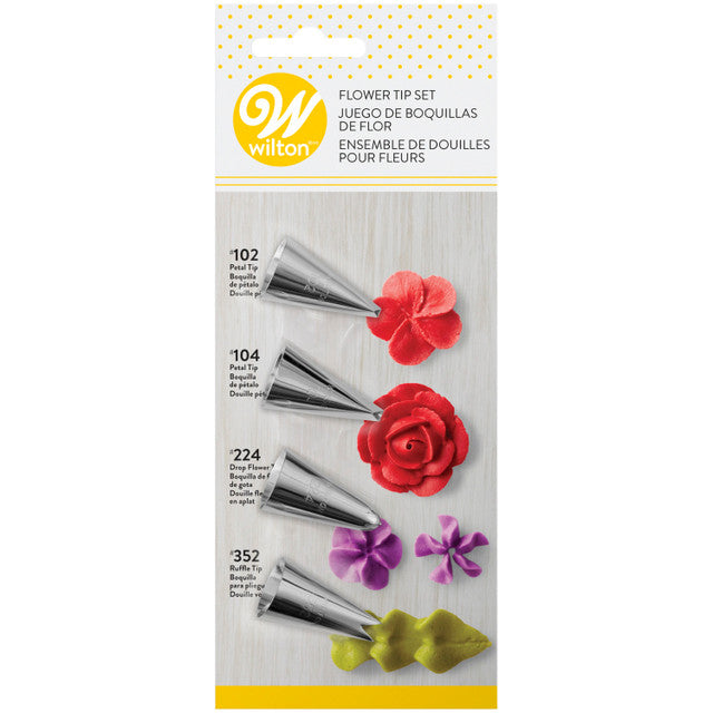 Flower 4pc Tip Set