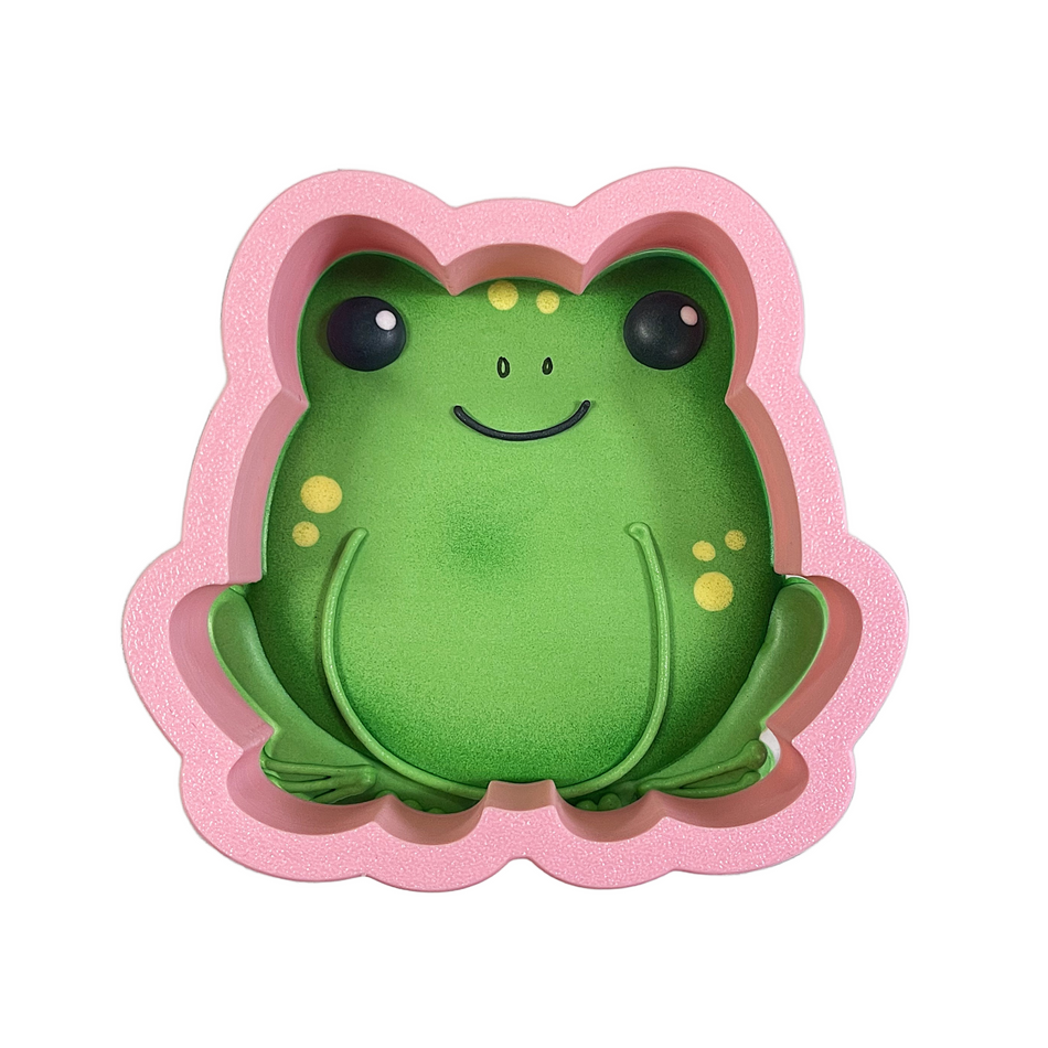 Cute Frog (Lamb with Bow Tie) Flour Box Club Flip Cookie Cutter