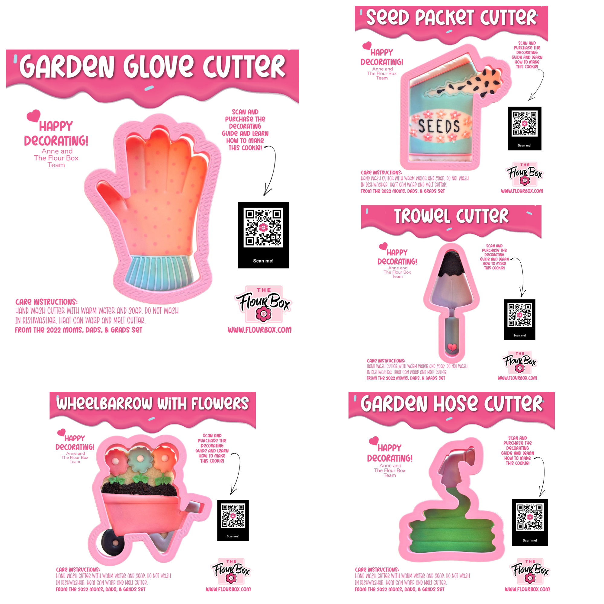Gardening Mother's Day Cookie Cutter Set – The Flour Box
