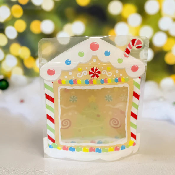 Gingerbread House Cookie Bag -10 BAGS