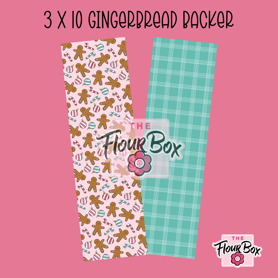 Gingerbread Cookie BOX Backer - 3
