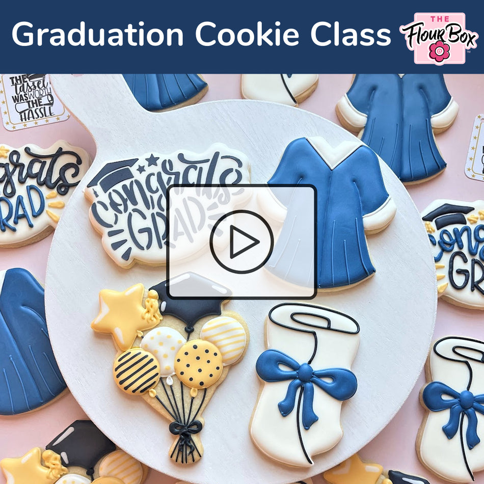 Grad Online Decorating Class Recording with Optional Kit