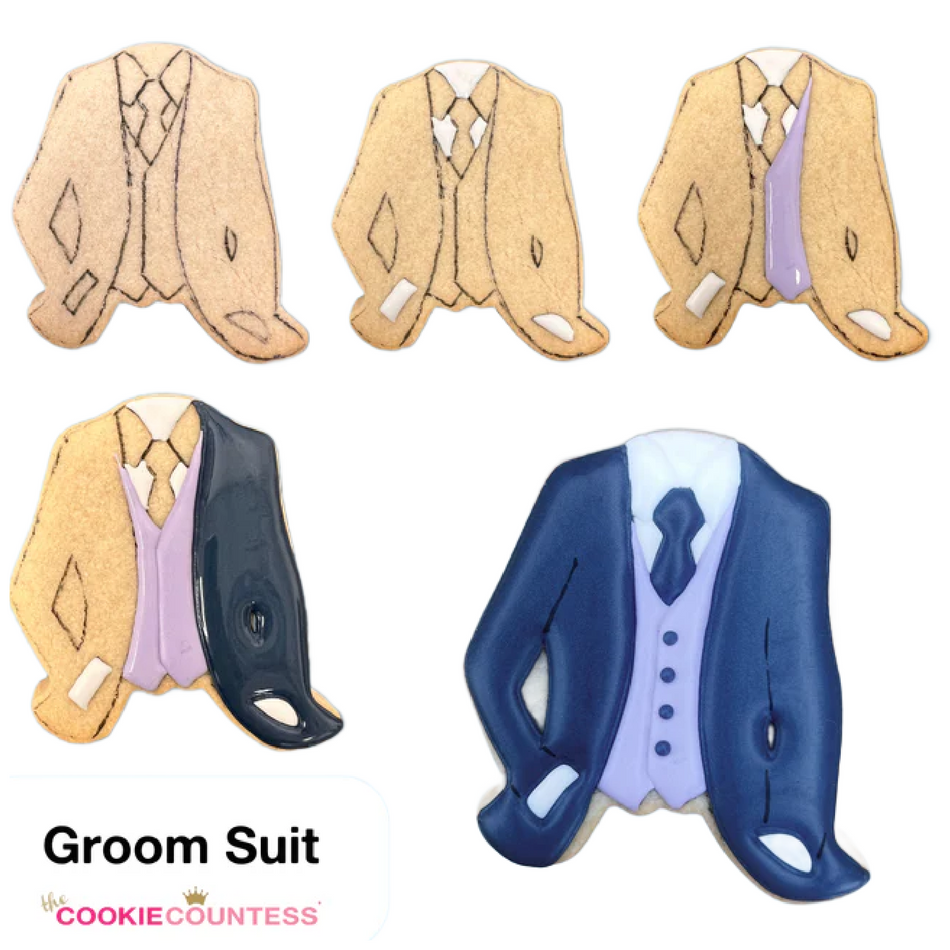 Groom Suit Cookie Cutter