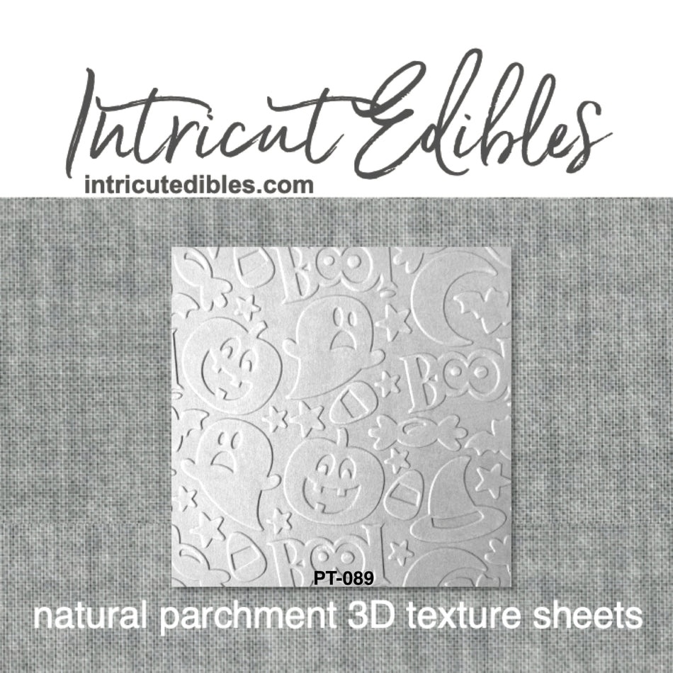 Halloween Icons 3D Parchment Texture Sheets by Intricut Edibles